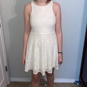 white dress